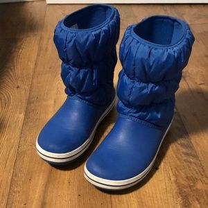 Crocs rainboots for kids size 8